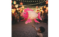 Waterproof Chinese Koi Light Luminous Koi Shaped Lantern 3D Shape Outdoor Lighting Sunproof for Festival, Restaurant