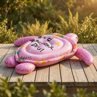 Turtle Floating Inflatable Pool Lounger Giant Turtle Pool Lounger Inflatable Water Lounger Sturdy Lightweight for Adults, Beach