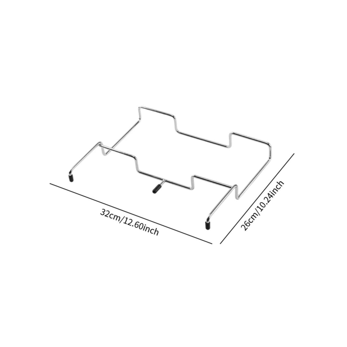 Portable Wire Garbage Bag Stand Indoor Outdoor Use Picnic Table Bag Rack Easy to Install Table Trash Holder for Kitchen