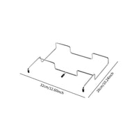 Portable Wire Garbage Bag Stand Indoor Outdoor Use Picnic Table Bag Rack Easy to Install Table Trash Holder for Kitchen