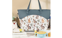 Polyester Maternity Tote Bag Adjustable Shoulder Strap Waterproof Maternity Bag Zippered Top Large Capacity for Outings