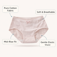 Underwear Women Multipack with 95% Breathable Lining, Comfortable Knickers for in Solid Colors for Everyday Gym and Running