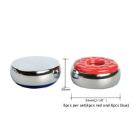 8 Pieces 53 Mm Long-Lasting Table Game Gear Shuffleboard Puck Set