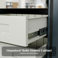 Anti Cabinet Sturdy Steel Construction Information Security Cabinet Dust Resistant Media Storage Locker for Businesses, Archive, Server Room