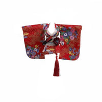 1/6 Scale Kimono Set Floral Pattern Female Action Figure Kimono Long and Short Designs Miniature Wafuku Outfit for Hobbyists