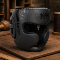 Nose Bridge Protection Full Face Boxing Helmet Padded Design Sparring Helmet with Face Guard Soft Padding Boxing Headgear Adjustable Fit for Training