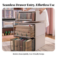 Clothes Storage Container Multi-Functional Clothes Organizer Large Capacity Wardrobe Drawer Box for Homeowners, Renters, Closet, Bedroom, Dorm