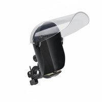 Motorcycle Phone Holder Easy Installation Weather-Resistant Phone Direction Guide Holder 360° Rotation Rain Cover Bike Mount