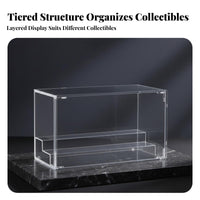 3 Tier Figure Showcase Dustproof Organized Display for Collectors