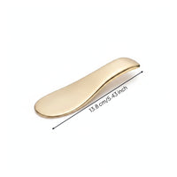 Solid Metal Brass Gua Sha Scraper Smooth Brass Gua Sha Board Sturdy Massager Facial for Massage