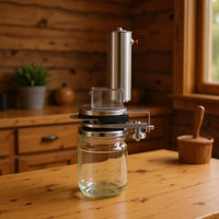 Jar Sealing Machine Electric Jar Sealer Can Sealer Compact for Home Canners, Kitchen Prep