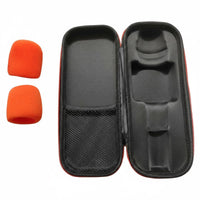 Portable EVA Audio Transmitter Case Carrying Case Shockproof Audio Transmitter Case Storage Case Sturdy Design for Singers, Public Speakers