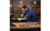 3 Pieces Long Handle Angled Wrench Set Versatile 3 Piece Power Bar Kit Breaker Bar Set Resistant for Mechanics