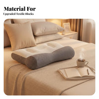 Adjustable Height Cervical Support Pillow Memory Foam Cervical Neck Pillow Washable Cover for Adults, Back Sleepers, Sleep, Bed, Bedroom