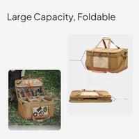 Outdoor Storage Bag, Foldable Waterproof Oxford Tote