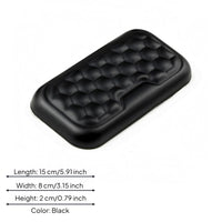 Honeycomb Texture Memory Foam Wrist Rest Quilted Keyboard Wrist Rest Curved Edges Computer Accessory for Office, Typing