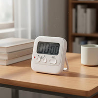 Countdown Clock Kitchen Timer Magnetic Digital Timer Silent Function Large Display Suitable for Study Gym Baking Office Household