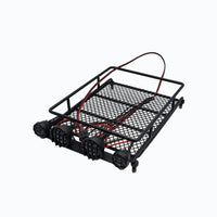 RC Roof Rack with Mesh Surface Solid Accessory for Scale Model Upgrades