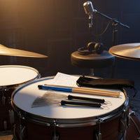 7 Pieces Drum and Brush Set Versatile Sound Options Retractable Wire Drum Brushes Includes Storage Bag Percussion Accessory for Practice Practice Time