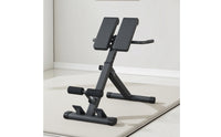 Roman Chair Compact Hyperextension Bench Multi-Functional Hyperextension Bench with Foldable Design for Adults, Home Gym, Apartment