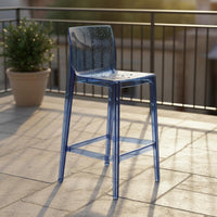 Crystal Clear Acrylic High Stool New Design Transparent Bar Stool Household Furniture for Kitchen