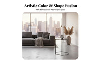 Nordic design Hexagonal Wireframe Table utilitarian Aesthetic Living Room Furniture Geometric Design Multi-Functional for Interior Designers, Homeowners, Office Workers, Bedroom, Small Spaces, Lounge Area, Balcony