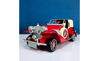 Handmade Retro Desktop Ornament Painted Finish Vintage Car Ornament Glossy Vehicle Decor Non-Electric