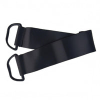 Looped D-Loop Strap Black Leg Stretch Band Portable Workout Gear