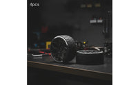 4 Pieces RC Tires with Rims Sturdy Wheel and Tire Set Stable
