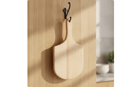 Pizza Peel with Handle and Hanging Hole Natural Wood Pizza Peel Food-Safe