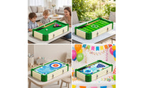 Multifunction 6-in-1 Game Table Billiard-Style Billiards Table Space-Saving Complete for Playroom