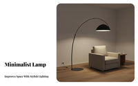 Modern Floor Lamp Creative Shapes Sculptural Floor Lamp Stable Weighted Base Living Room Accent Light for Design Enthusiasts, Adults, Bedroom, Study