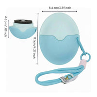 Squeezable Silicone Lotion Roller Effortless Reach Roll-on Lotion Applicator Mess without Mess for Children, Adults, Outdoor, Beach, Pool