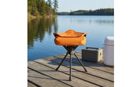 Swivel Camping Stool Lightweight Rotating Stool with Storage Bag Compact Collapsible for Campers, Fishing, Outdoor Activities