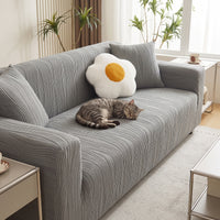 Couch Cover with Cushion Cover Stretch Sofa Slipcover Removable for Home