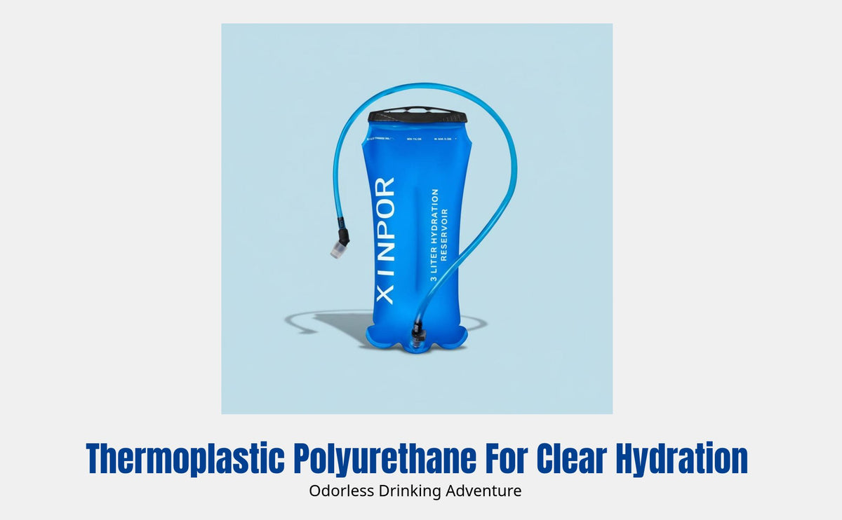 Hydration Bladder, Portable Foldable Water Bag, Large Capacity, TPU, for Hiking, Cycling, Running