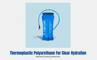 Hydration Bladder, Portable Foldable Water Bag, Large Capacity, TPU, for Hiking, Cycling, Running