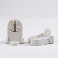 PC Material 660W Rated Current Fluorescent Lamp Holder, Single G13 Lamp Holder for T8 Fluorescent Tube, DIY Lighting, 500V 2A Non Shunted Unit