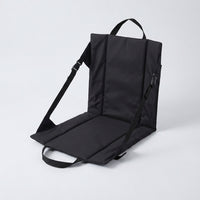 Camping Chair with Back Support and Seat Cushion, Folding Stool for Adults with Oxford Cloth, Waterproof Picnic Mat Floor Chair, Camping Stool