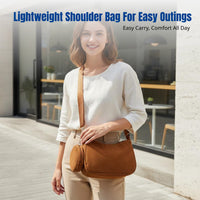 Corduroy Crossbody Bag, Relaxed Shoulder Bag for Women, Vintage Minimalist Mother-Daughter Bag, Lightweight, Multi-Color
