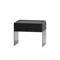 Minimalist Design Sculptural End Table Modern design Nightstand Light Luxury Bedside Cabinet Nordic Aesthetic for Homeowners, partners, Students, Guest Room, Apartment, Hotel, Office