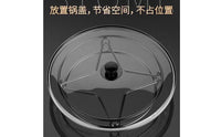 Pot Rack Multi-Functional Stainless Steel Steaming Stand Heavy Duty Heat Resistant for Countertop, Dining Table