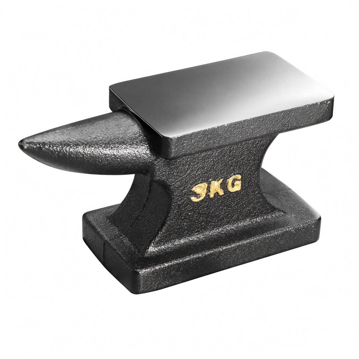 Heavy Solid Base Cast Iron Tapered Anvil Textured Finish Small Blacksmith Anvil Polished Surface Bench Block
