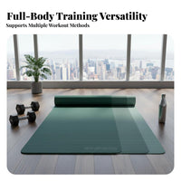 Tear Resistant Men's Workout Mat Easy to Clean Thick Exercise Mat Portable Noise Reducing for Pilates