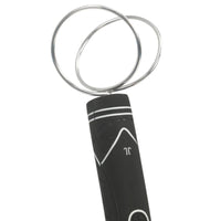 Golf Ball Pickup Tool Stainless Steel Golf Ball Retriever Sports Accessory Double-Loop Head Long Handle for Practice Range, Park