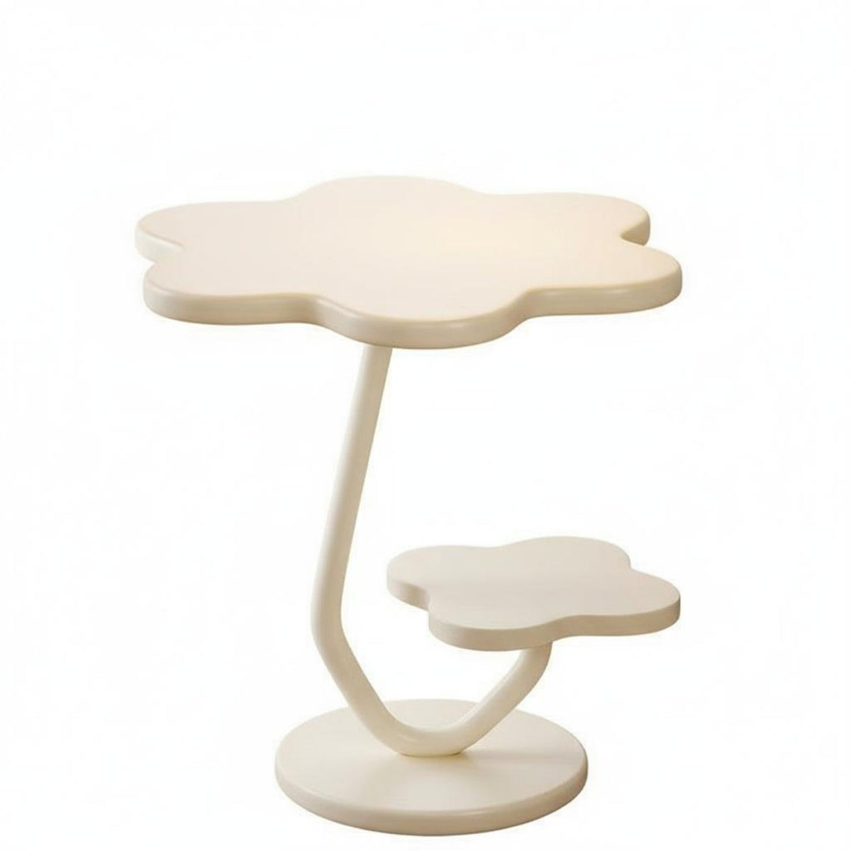 Movable Sofa Side Table Sturdy Frame Sofa Snack Table Modern Small Nightstand Rounded Edges Home Furniture for Bedroom