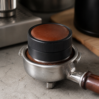 Gravity Coffee Tamper with Automatic Height Adjustment, 304 Stainless Steel