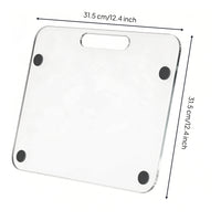 Coffee Machine Sliding Tray Clear Coffee Maker Slider Tray Transparent Countertop Appliance Slider for Homeowners, Compact Kitchens