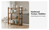 sturdy Wood Construction Multi-Tier Wooden shelf unit Floor-Standing 3-Tier Shelving Unit Modern Minimalist Design shelving unit unattachedstanding for Book Lovers, Office Workers, Homeowners, Living Room, Bedroom, Small Spaces