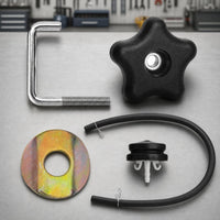 Compatible Snowblower Handle Knob with Bolt Threaded Snow Blower Handle Bolt Kit Repair Fastener Interchangeable